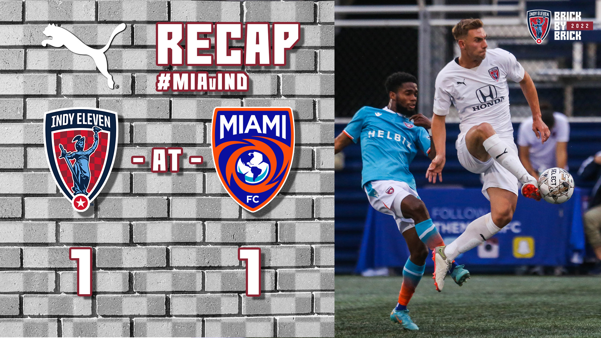 Recap Mia 1 1 Ind Indy Eleven